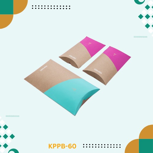 Custom Kraft Pillow Packaging Boxes